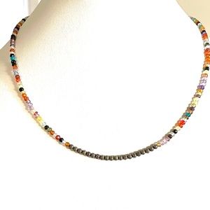 Fun crystal bead necklace